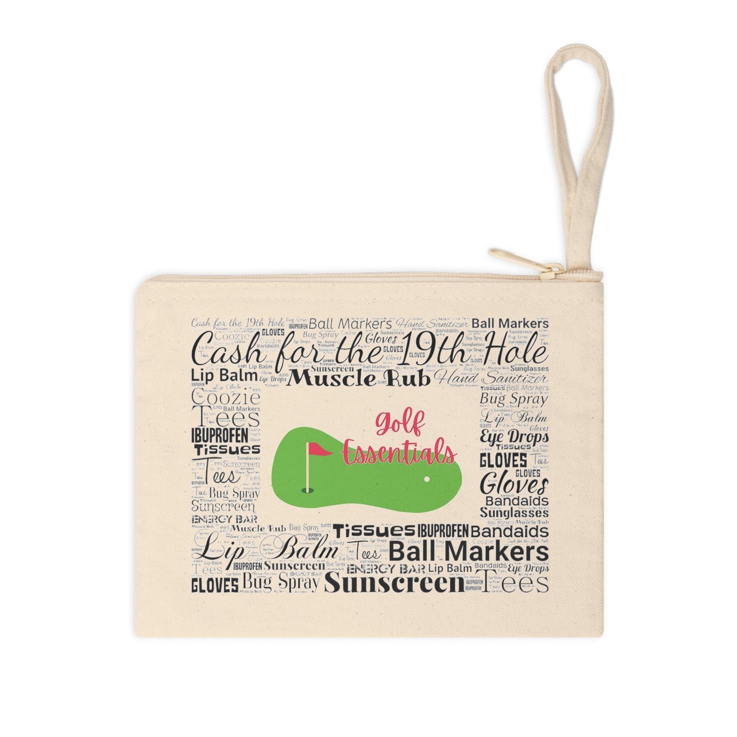 Zipper Pouch-Golf Essentials