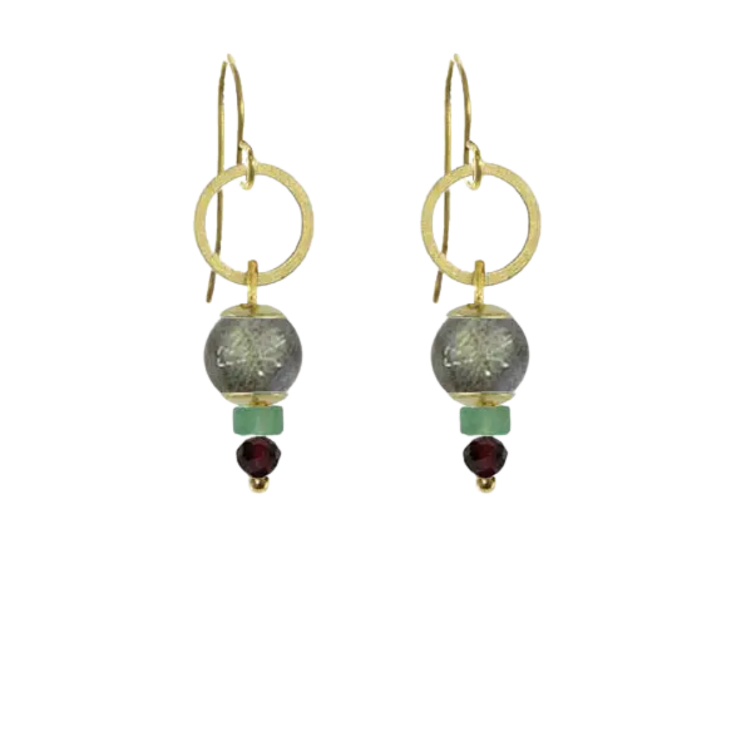 Labradorite Bites Earrings