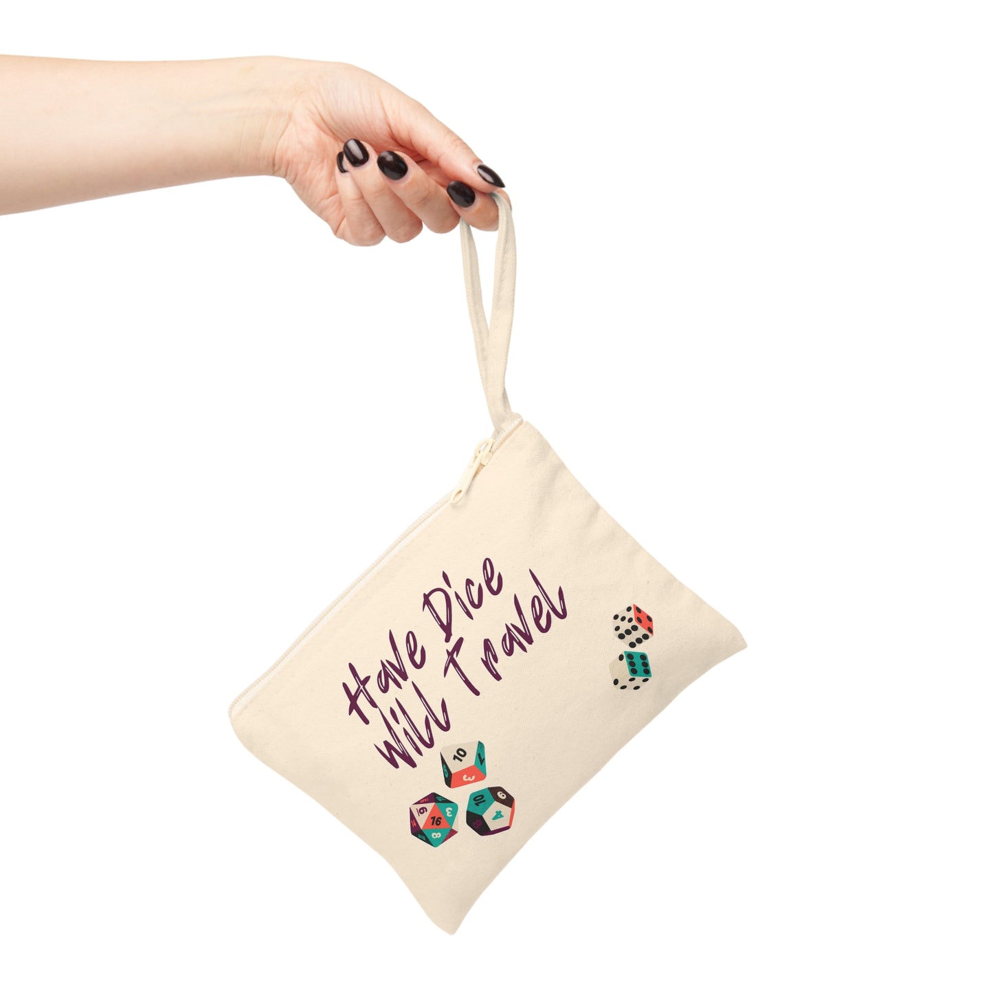 Zipper Pouch-Have Dice Will Travel