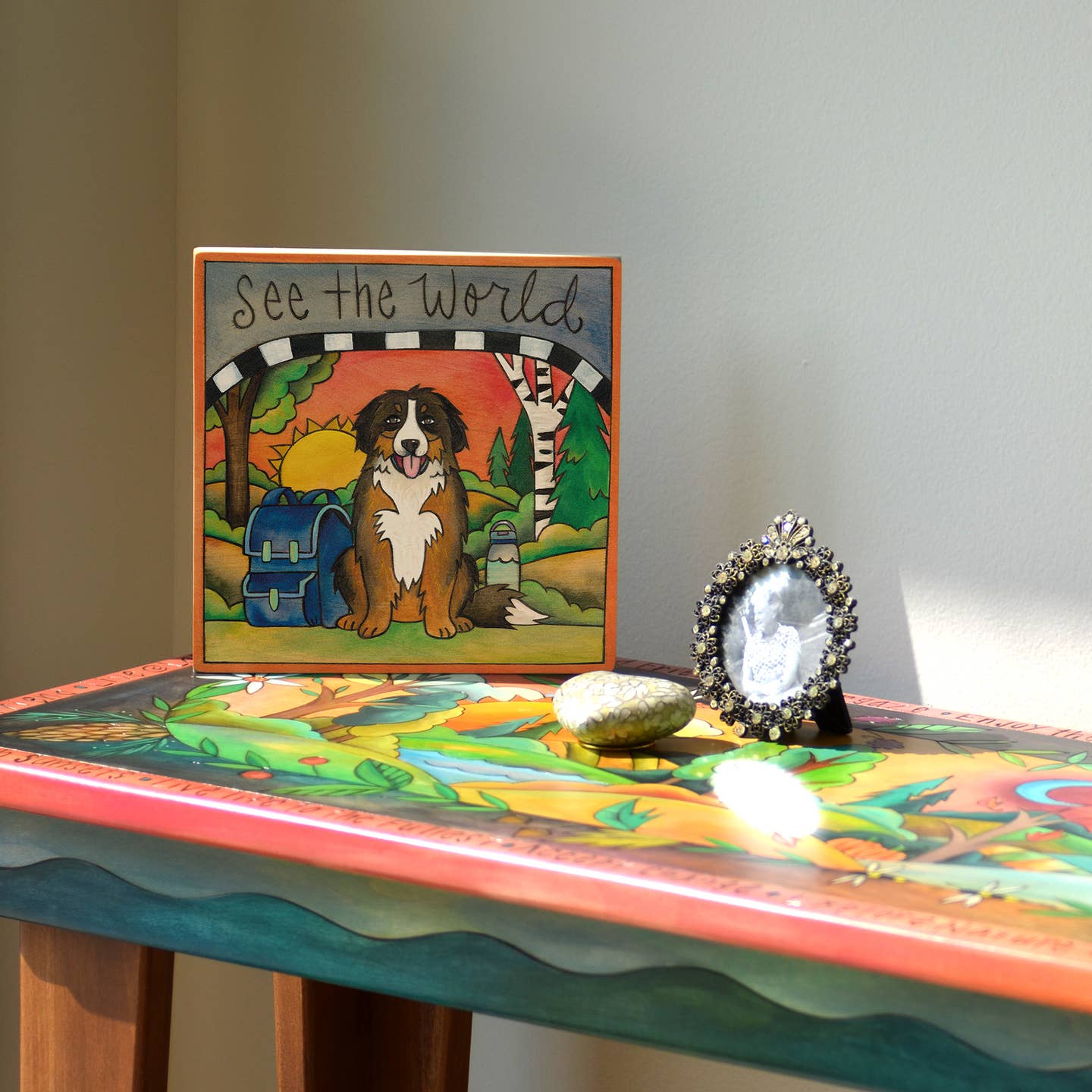 Maya Plaque-Bernese Mountain Dog