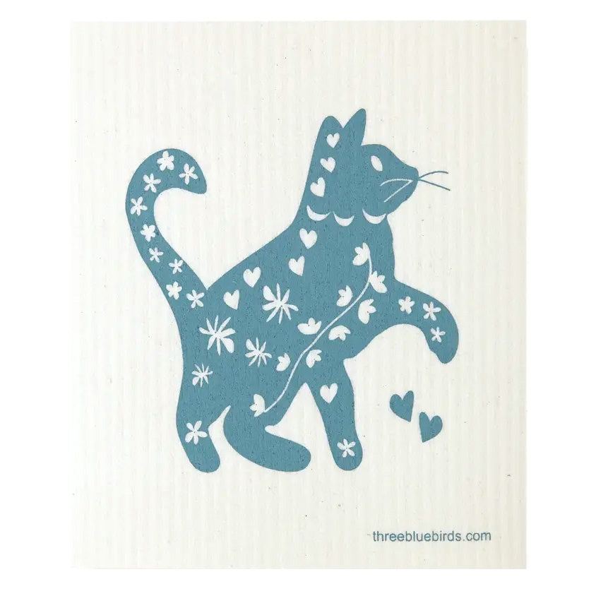 Swedish Dishcloth-Cool Cat