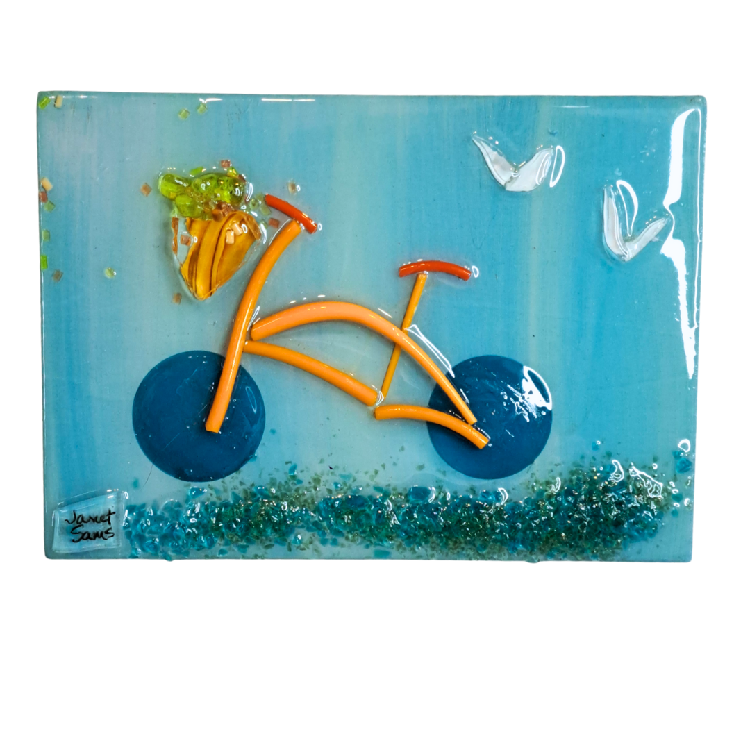 Shattered Glass Art-Bicycle