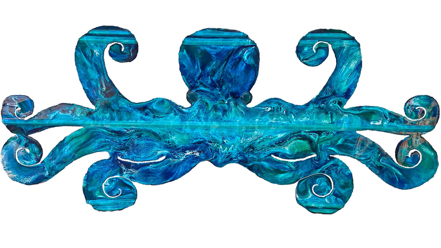 Octopus (Lg) Tin Roof Wall Art