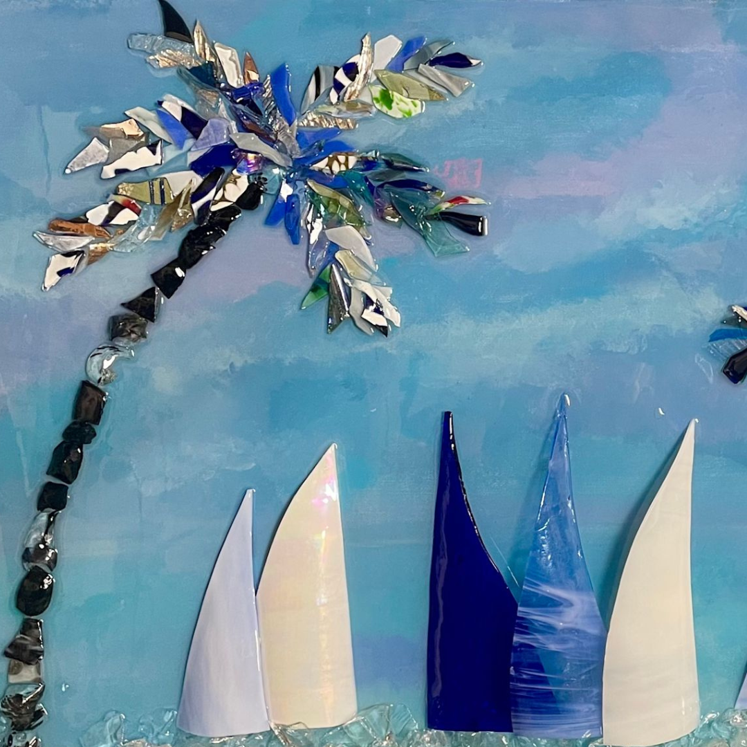 Shattered Glass Regatta Art-Del Mar