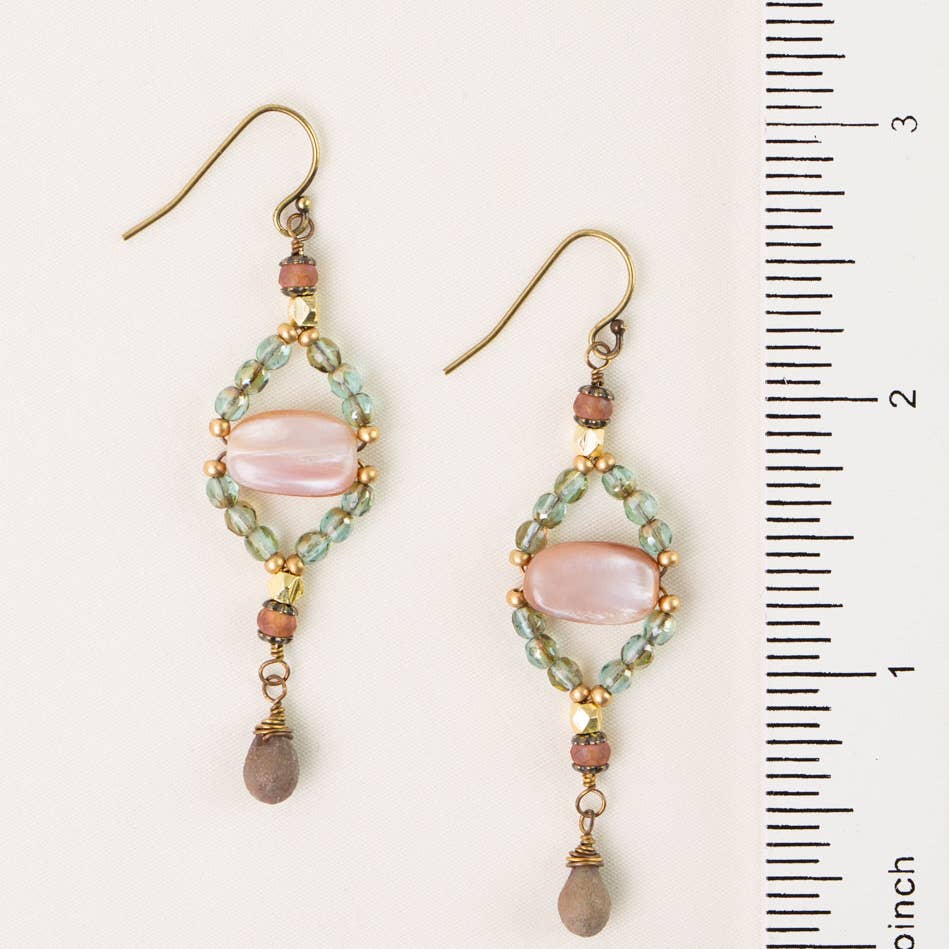 Wildflower Abalone Earrings