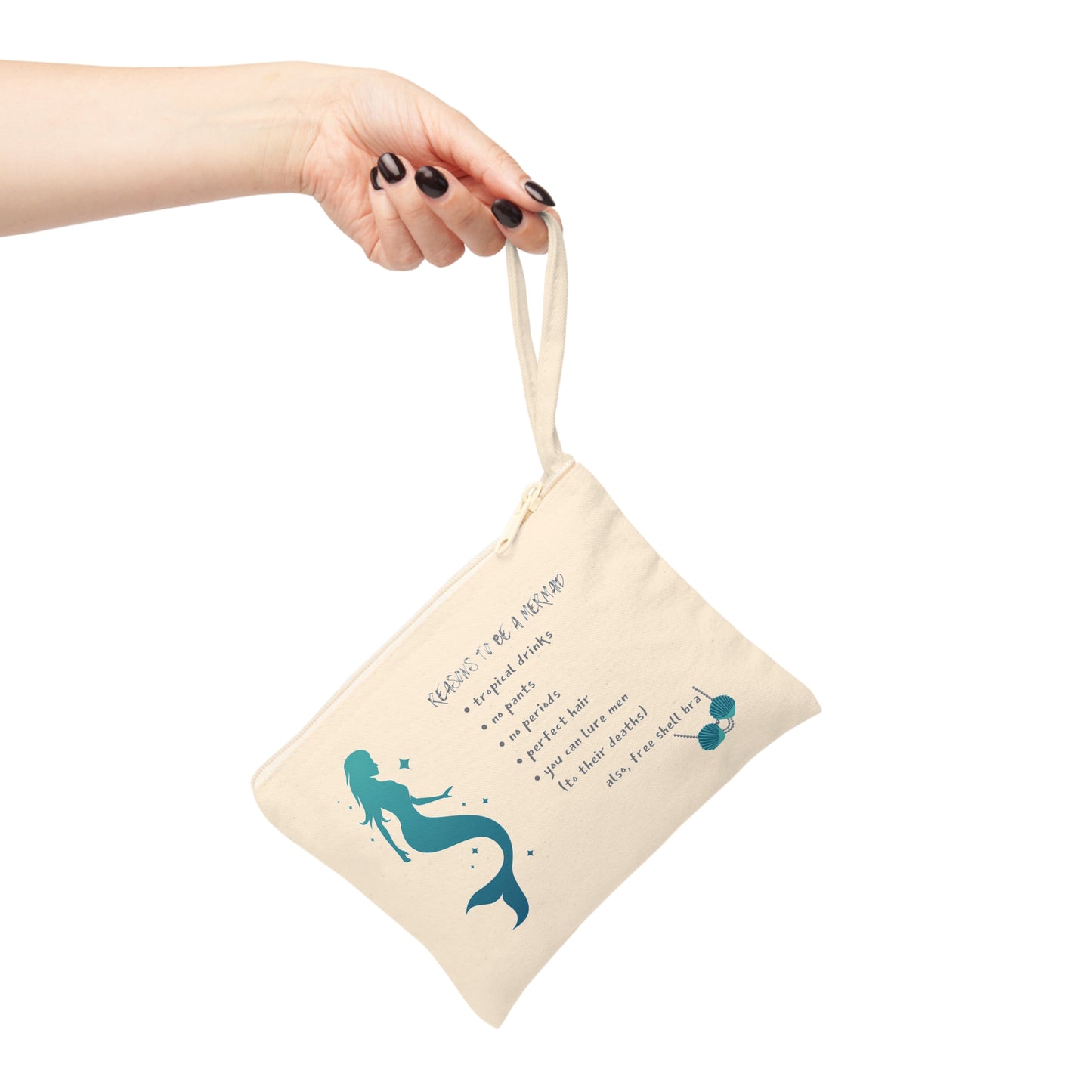 Zipper Pouch-Reasons to be a Mermaid