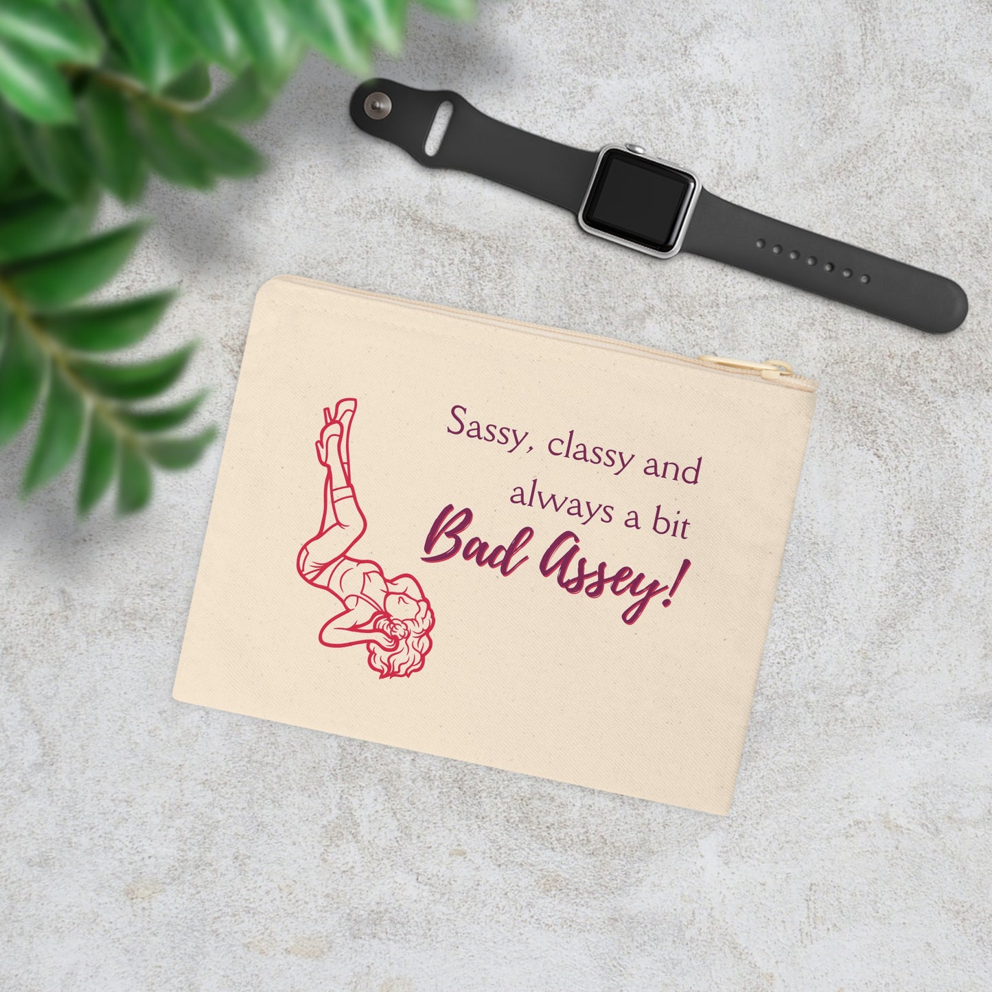 Zipper Pouch-Bad Assey