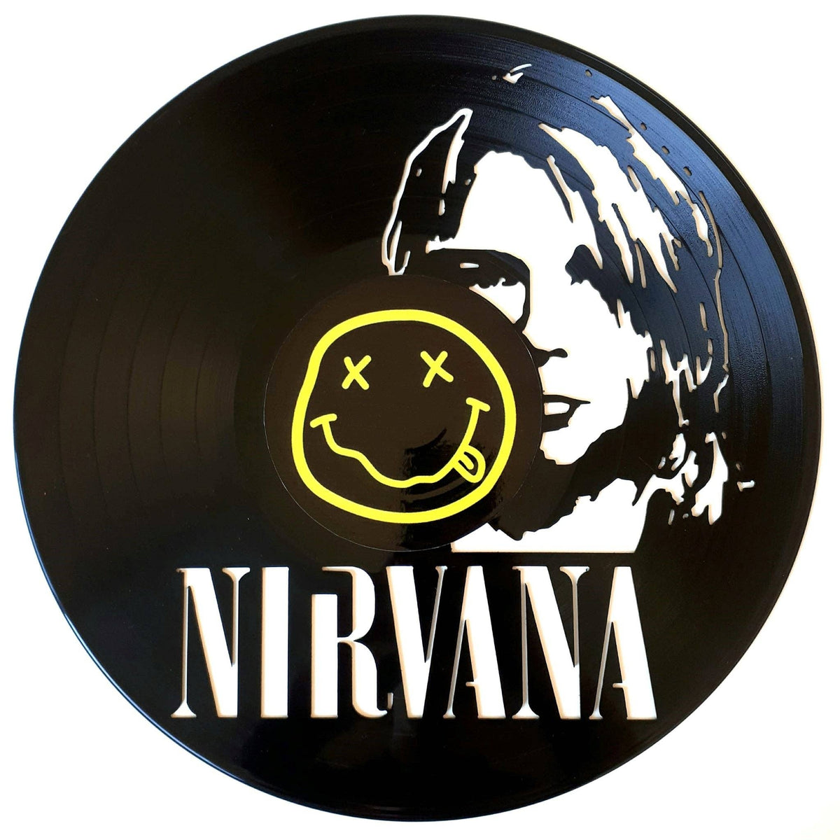 Vinyl Record Art with sticker-Nirvana
