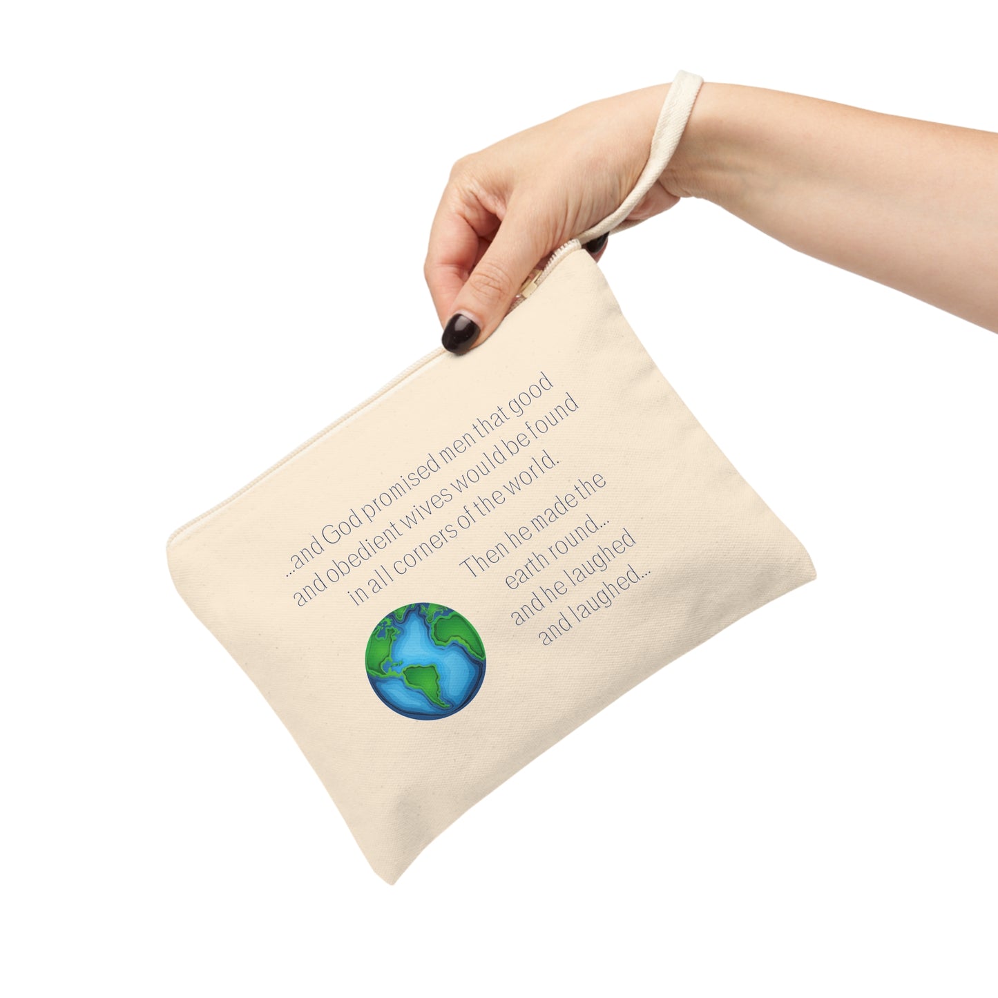 Zipper Pouch-Earth Round