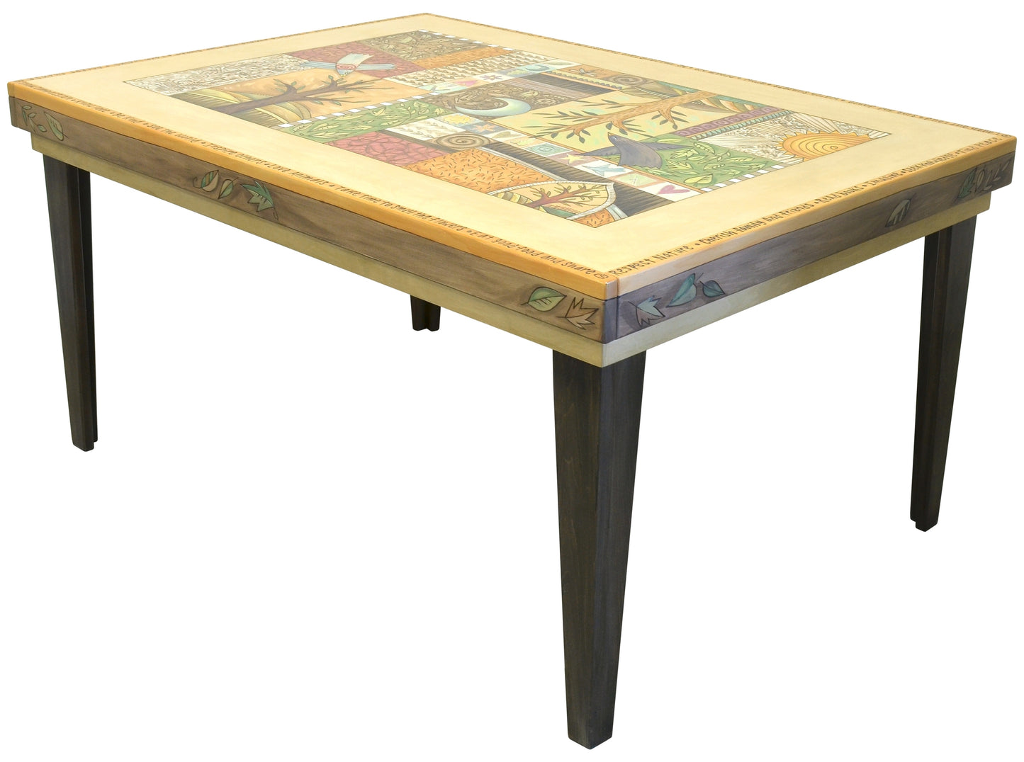 Dining Table-60" Rectangle-Crazy Quilt