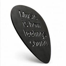 Guitar Pick Metal Wall Art