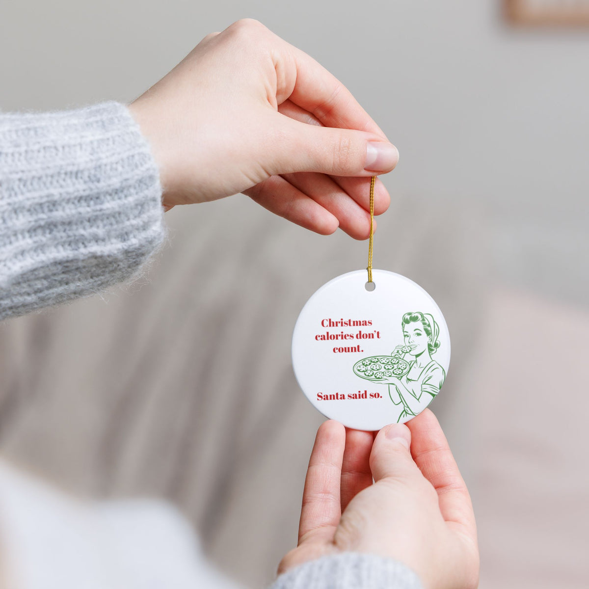 Christmas Calories Ornament
