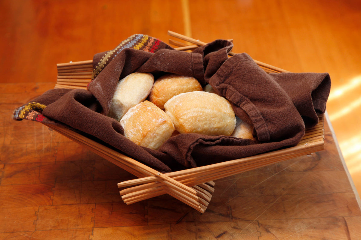 Folding Chopstick Basket-Large Nat/Tea /Dark Tea