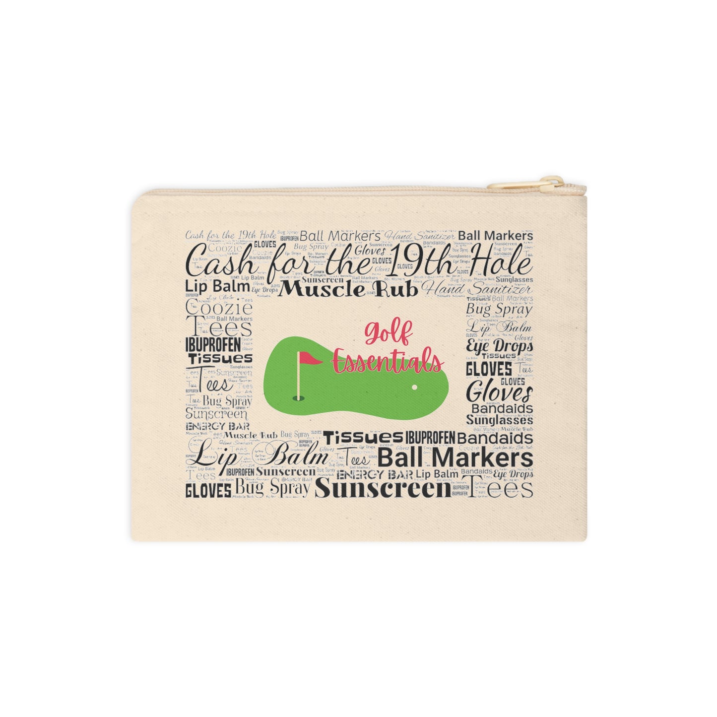 Zipper Pouch-Golf Essentials