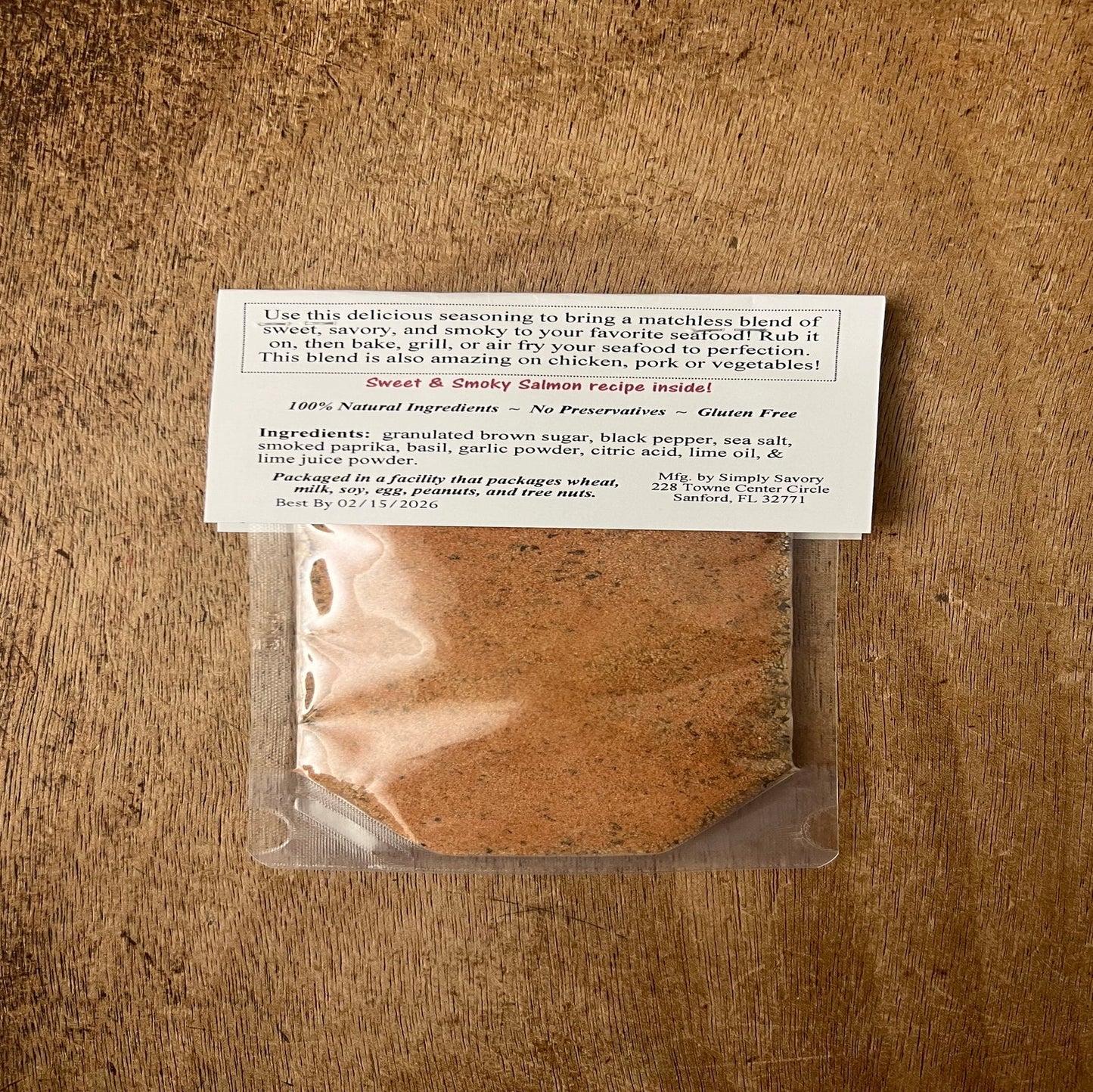 Seafood Seasoning-Sweet & Smoky