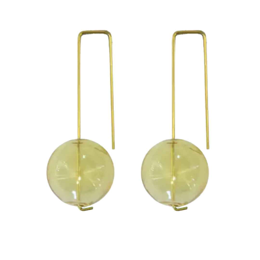 Air Bubbles Earrings-Gold