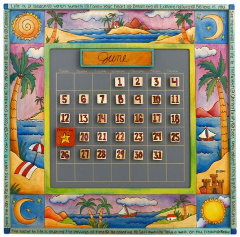 Perpetual Calendar, Large-Beach