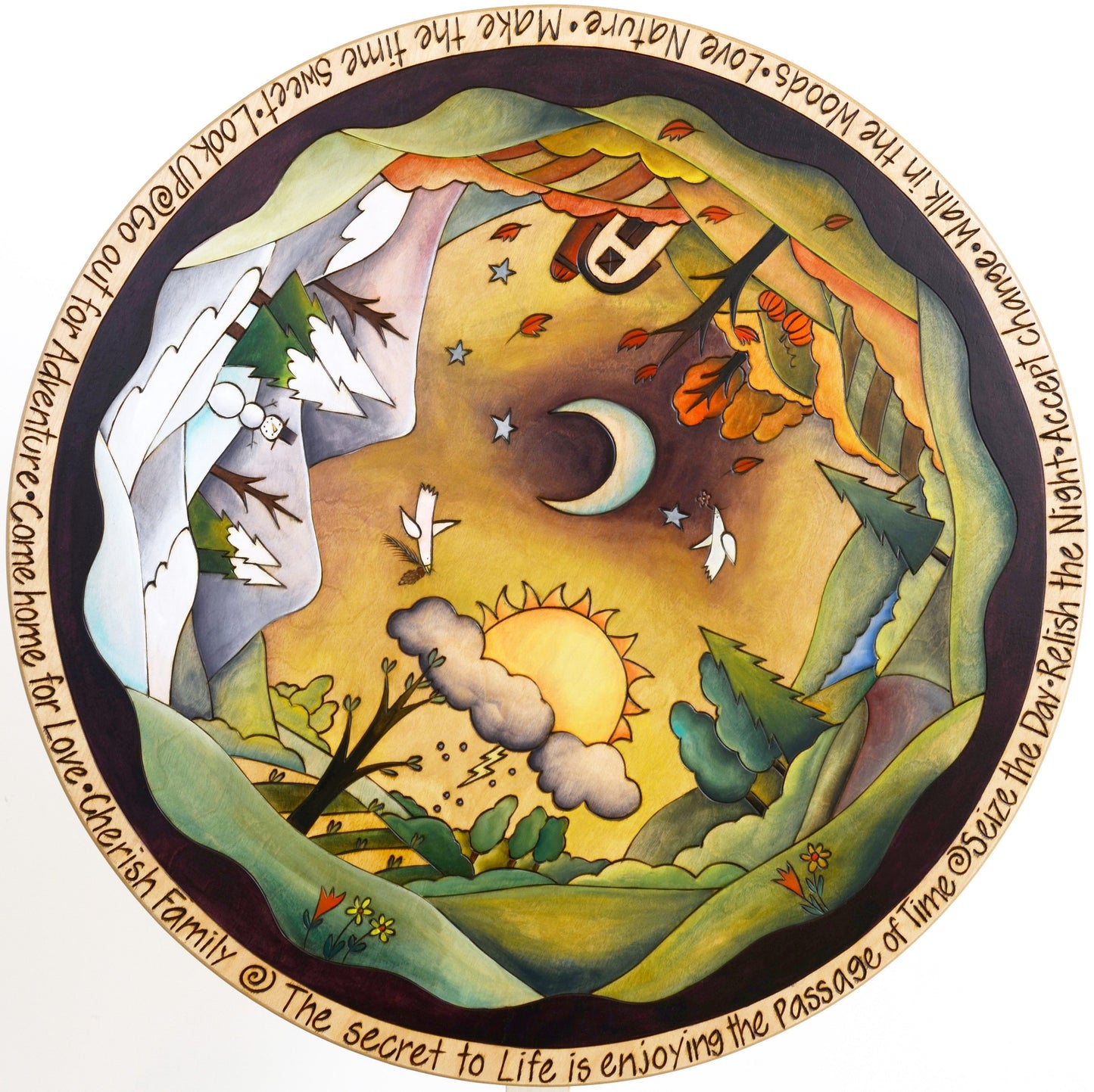 Lazy Susan 24"-Four Seasons