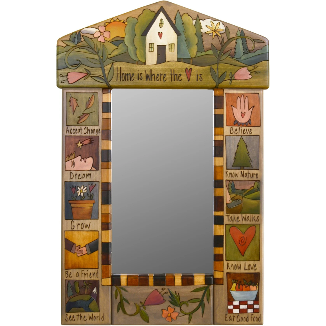 Small Mirror-Home is Where the ❤ Is