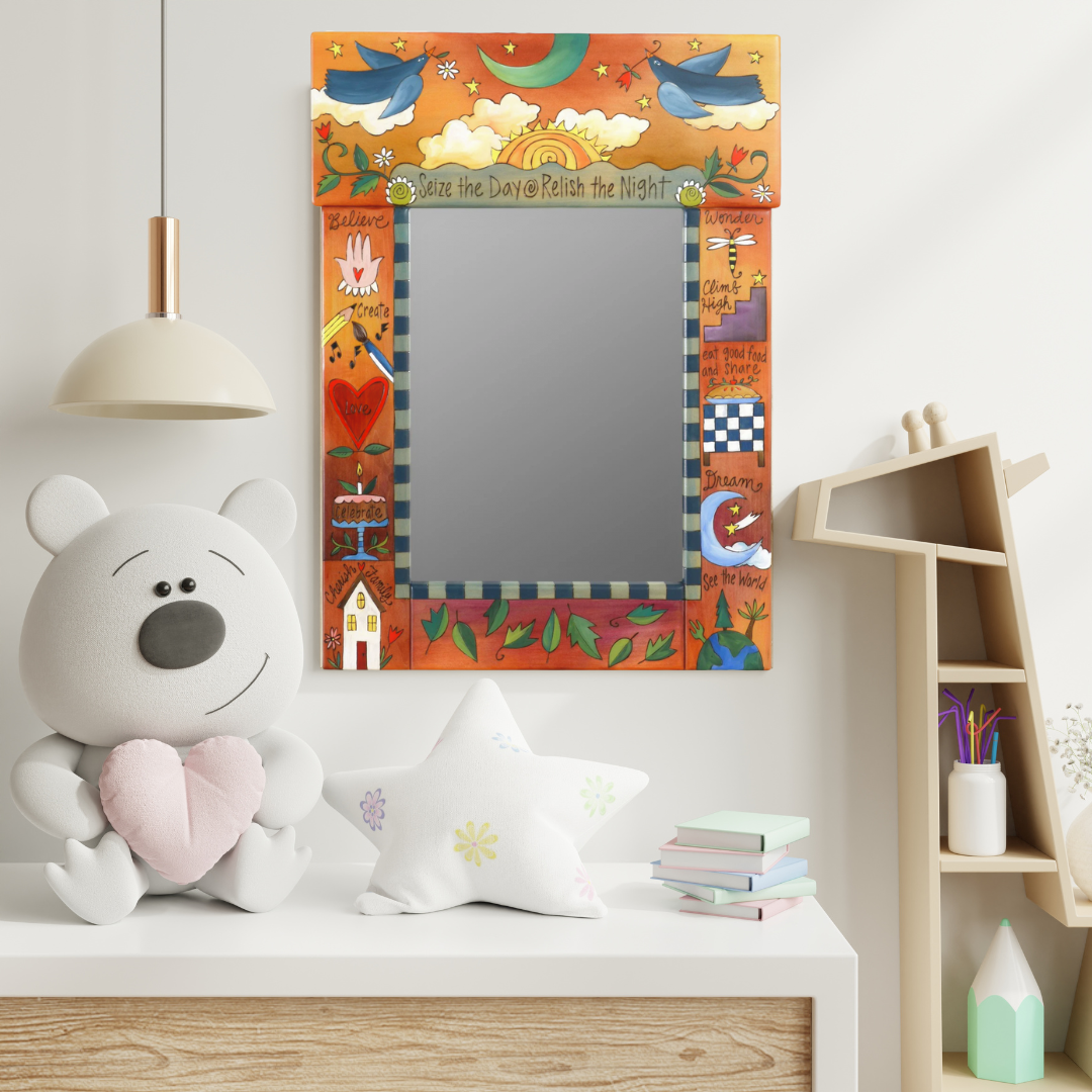 Medium Mirror-Seize the Day