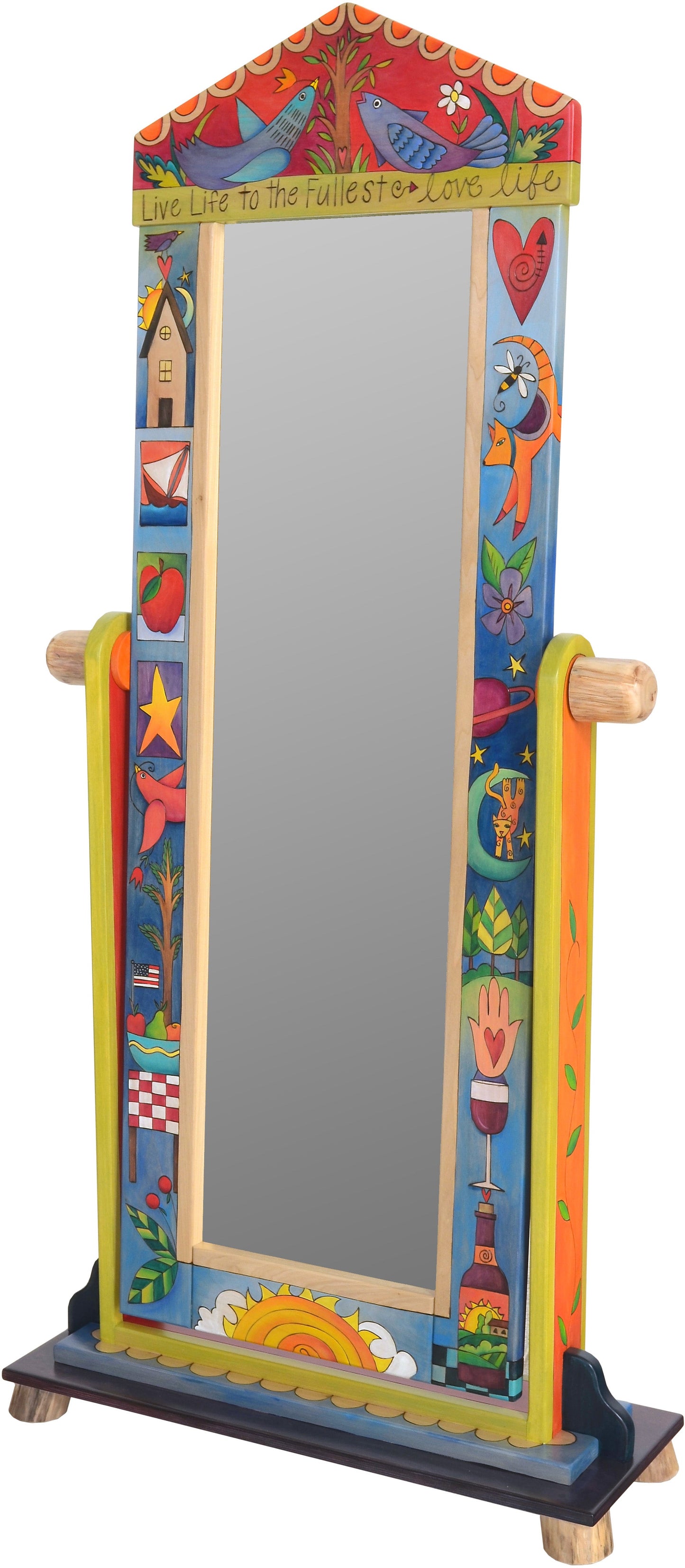 Wardrobe Mirror on Stand-Love Life
