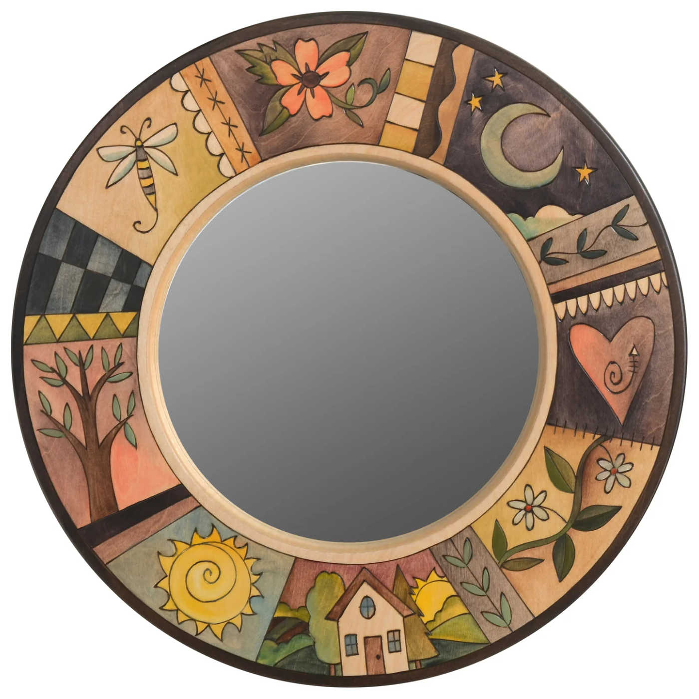 Small Circle Mirror-Block Icon
