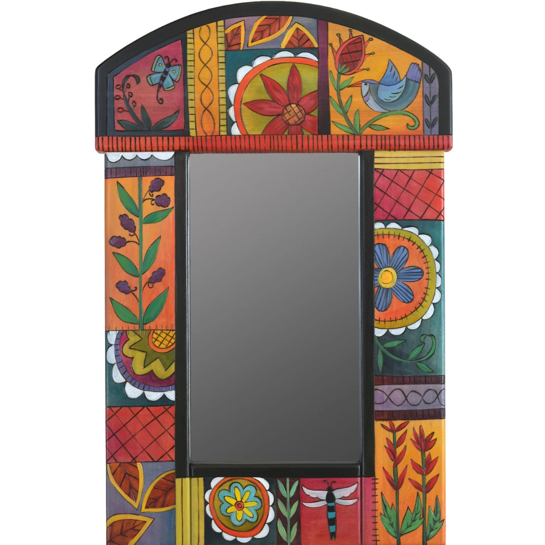 Small Mirror-Floral Patchwork