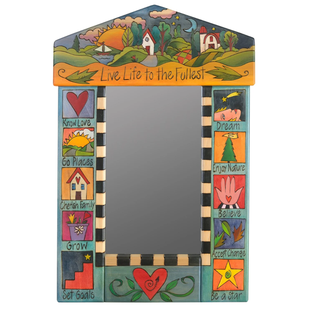 Small Mirror-Live Life to the Fullest