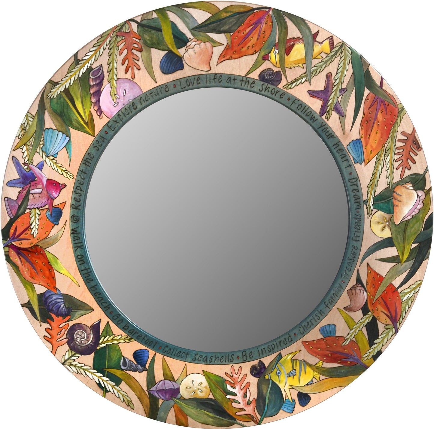 Large Circle Mirror-Shells & Sea