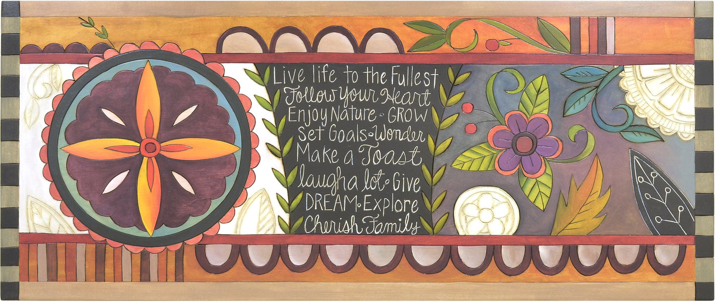 Sofa Table, 3 Foot-Contemporary Floral