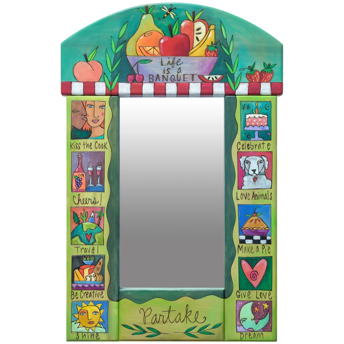 Small Mirror-Life is a Banquet, Partake