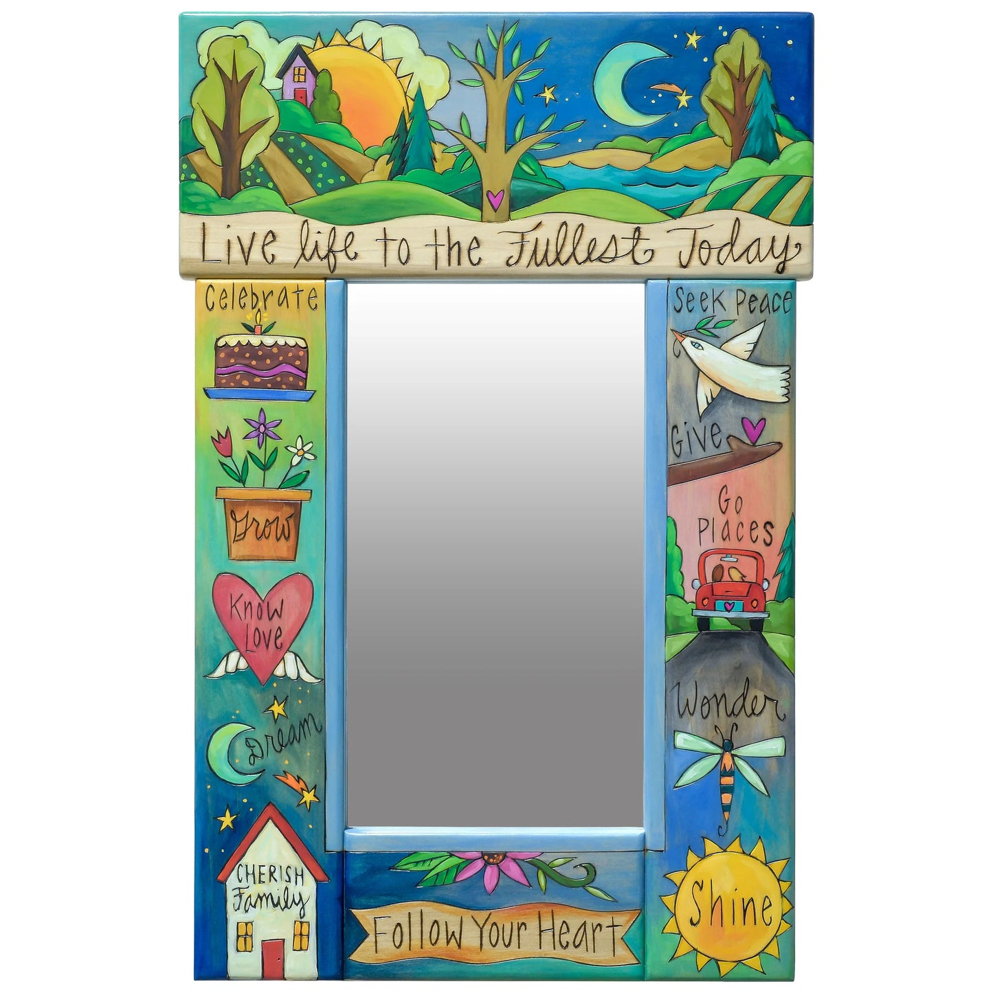 Small Mirror-Live Life to the Fullest