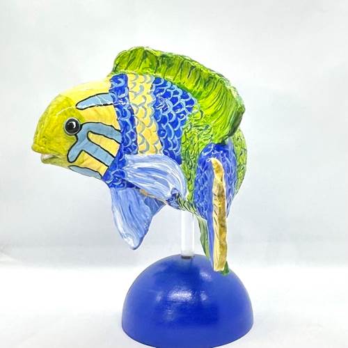 Fish Sculpture-Goldbar Wrasse