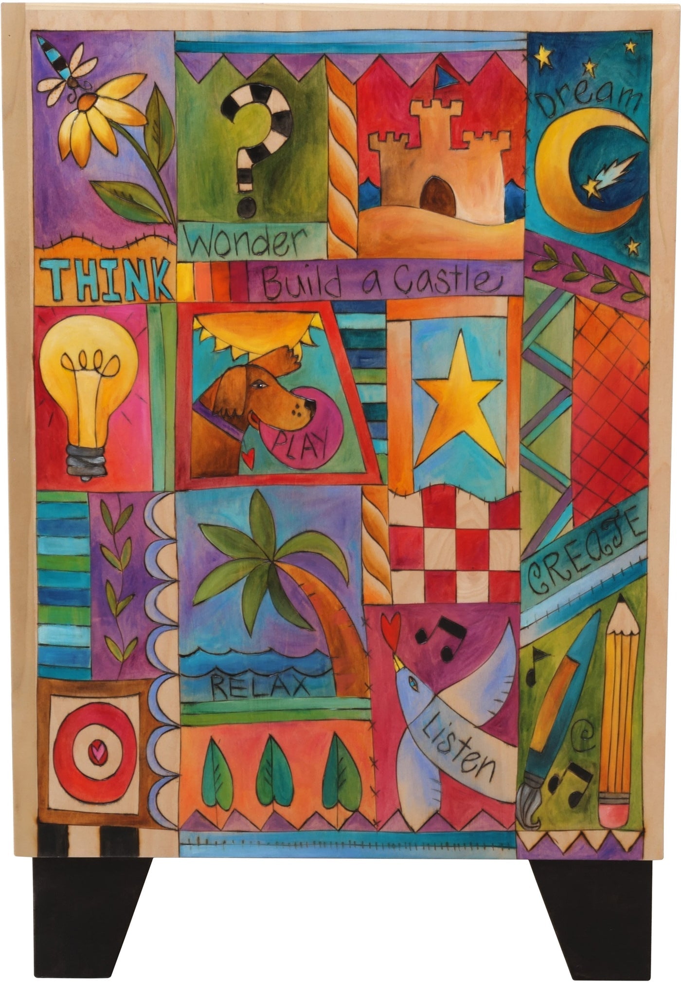 Media Buffet-Coastal Crazy Quilt