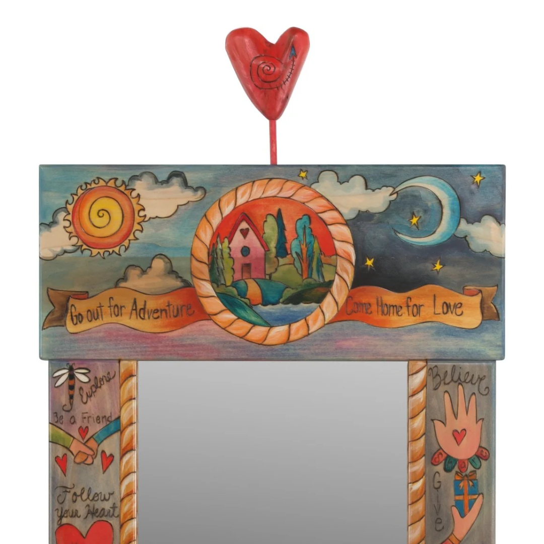 Large Mirror-Adventure & Love