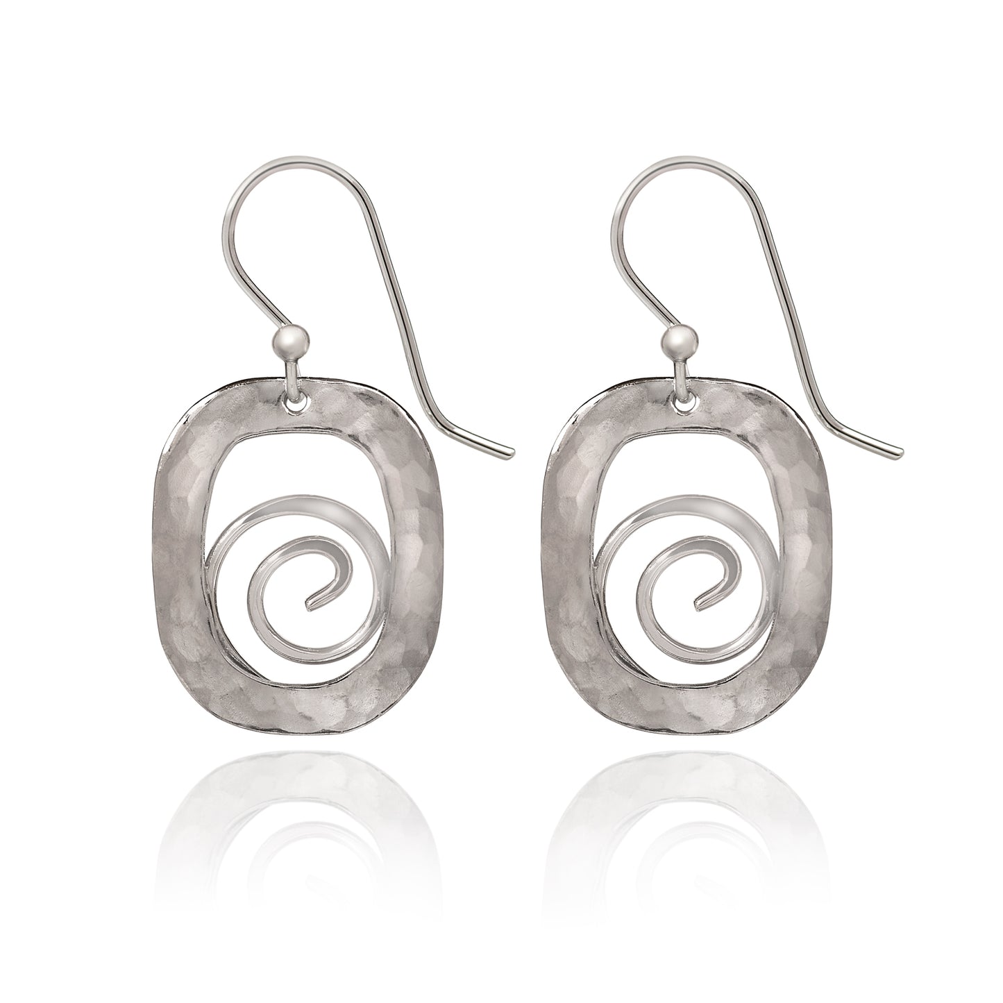 Soft Square Coil Earrings