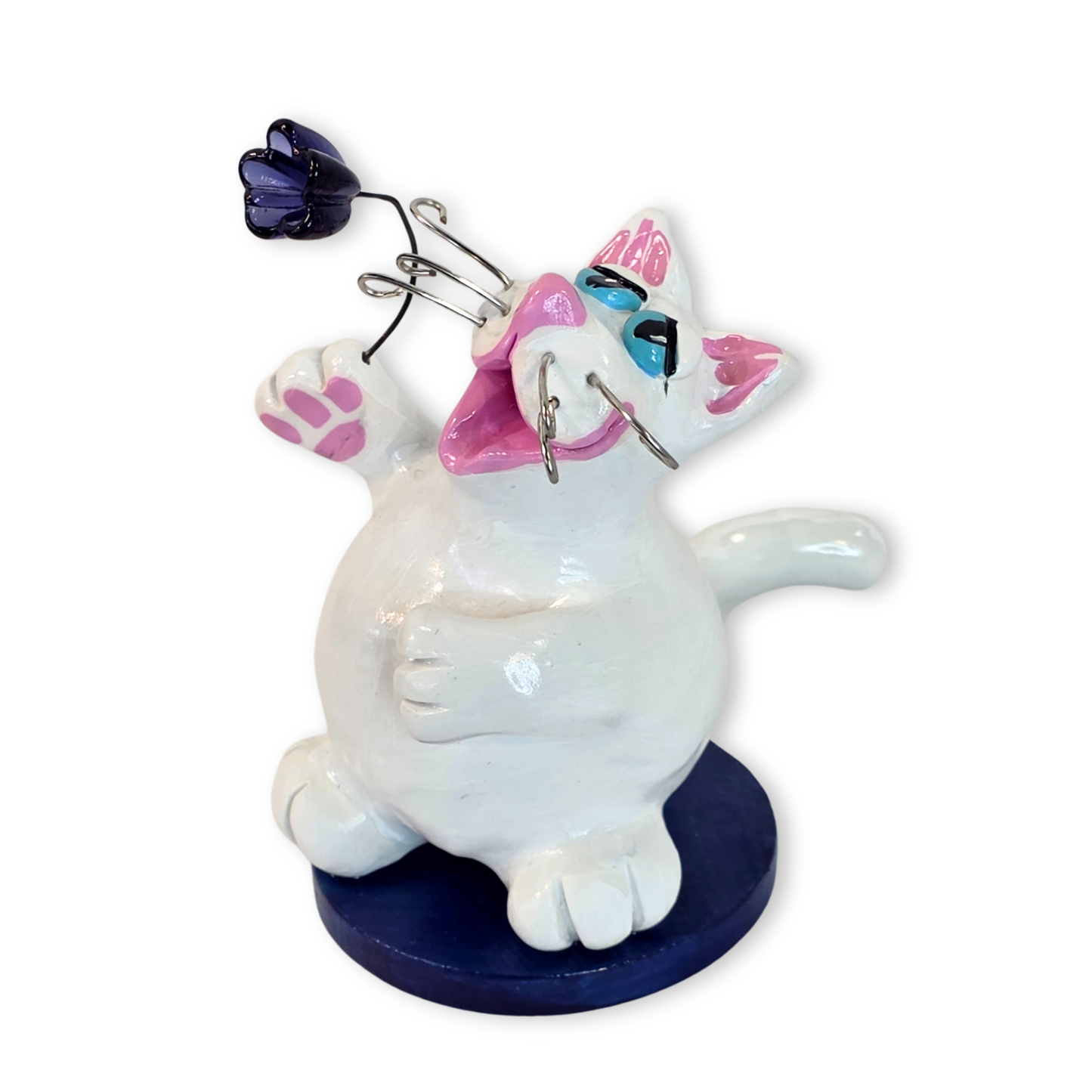 Smell the Flowers Cat