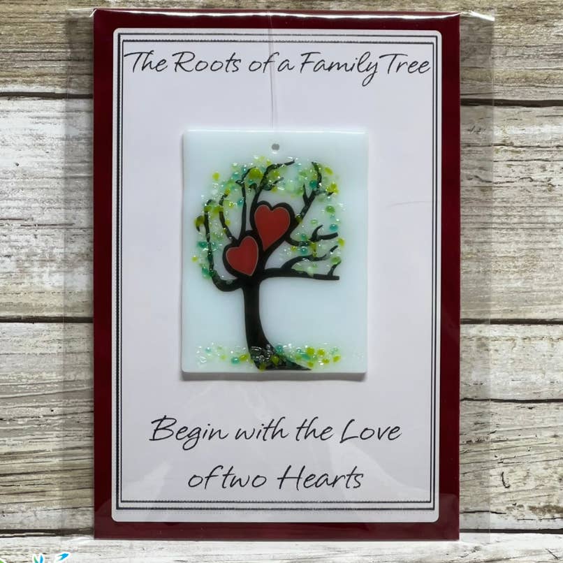 Suncatcher Card-Two Hearts