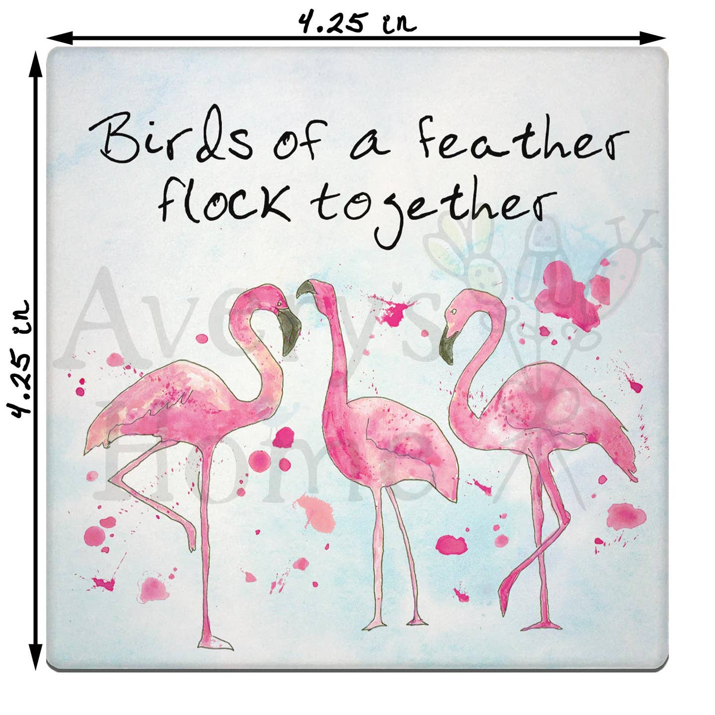Coaster-Flamingos