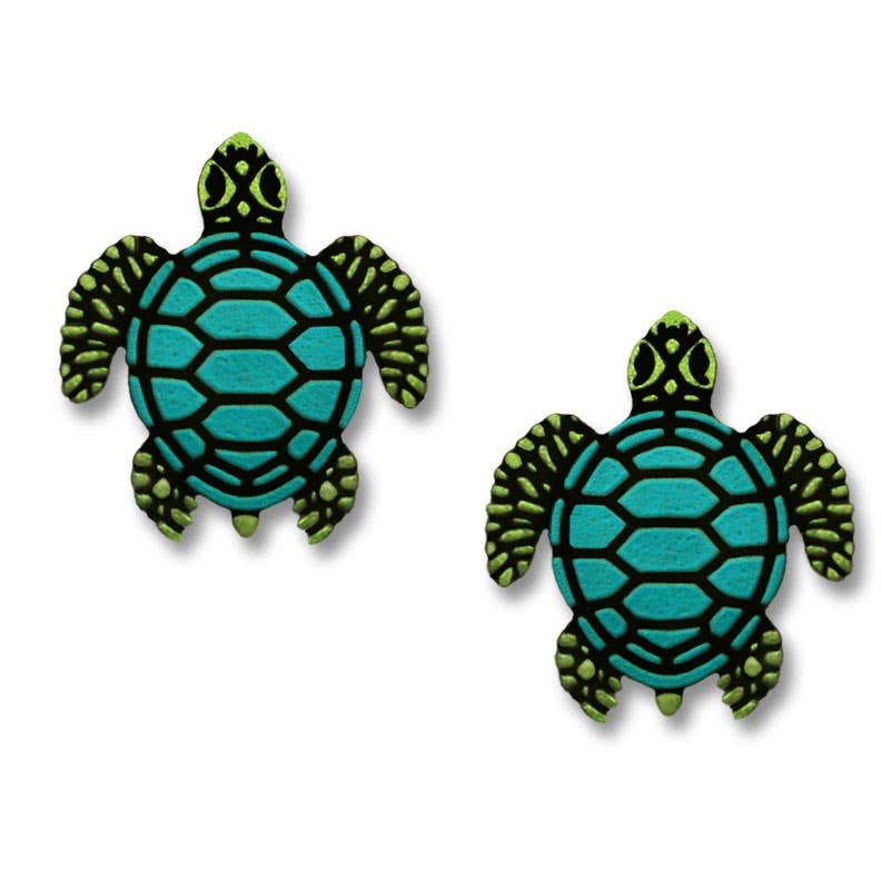 Sea Turtle Post Earrings