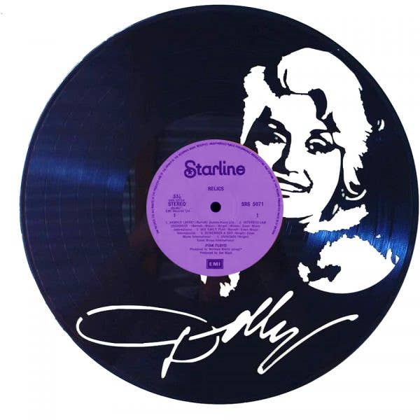 Vinyl Record Art-Dolly Parton