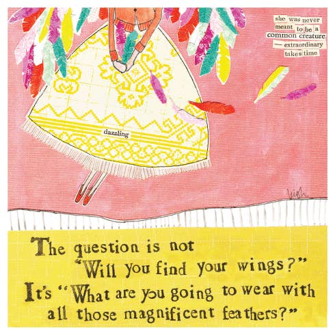 Card-Feathers Celebrate