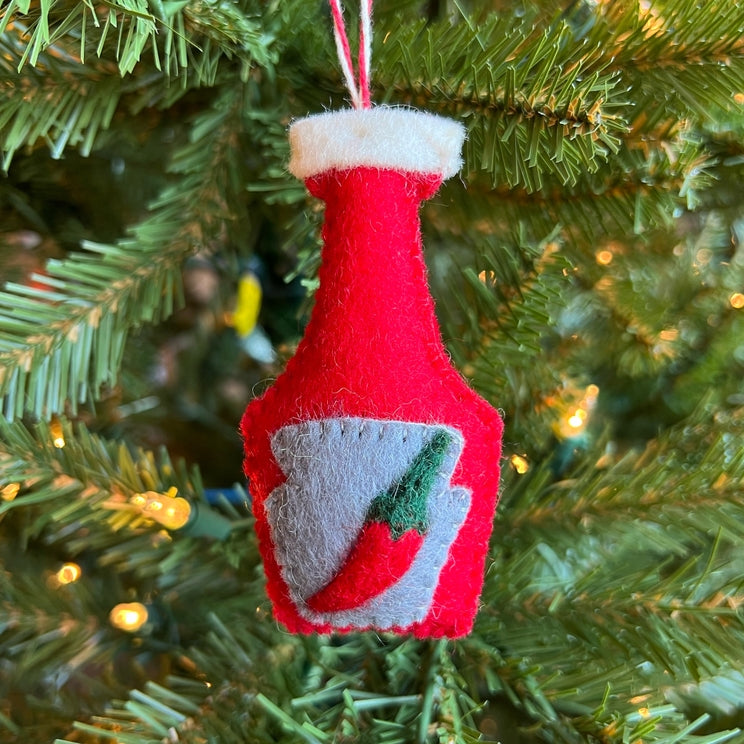 Wool Ornament-Hot Sauce