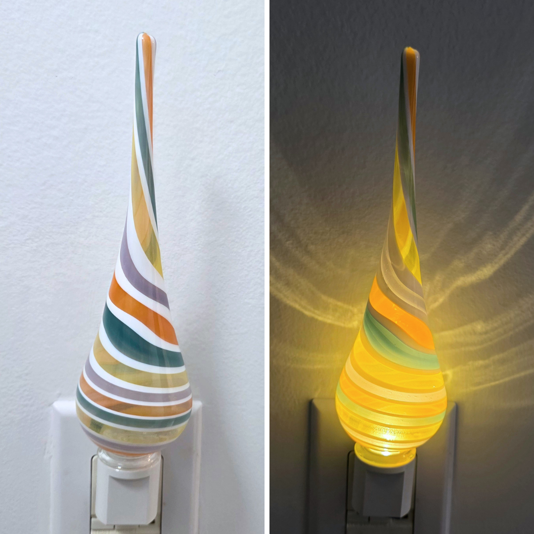 Glass Nightlight-Teardrop
