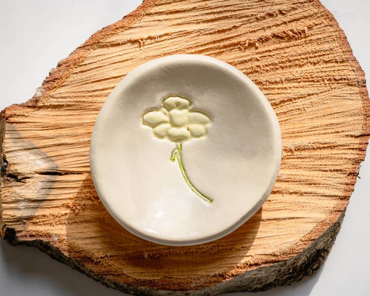 Birthflower Ring Dish