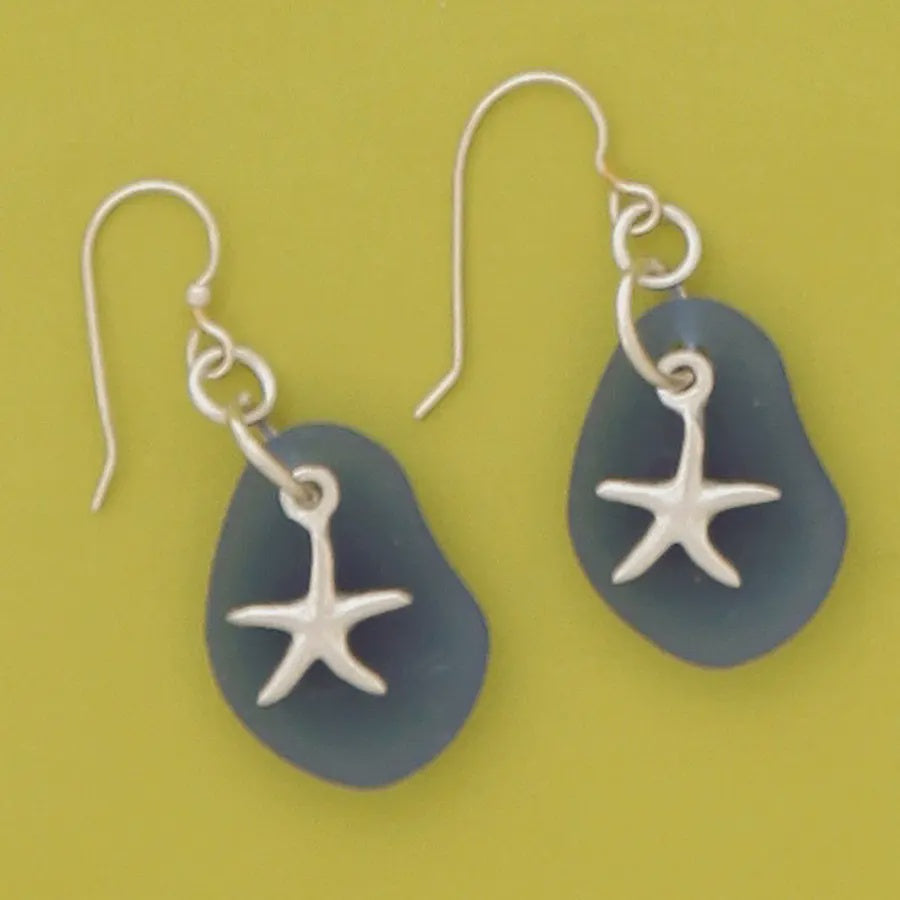 Starstar Seaglass Earrings