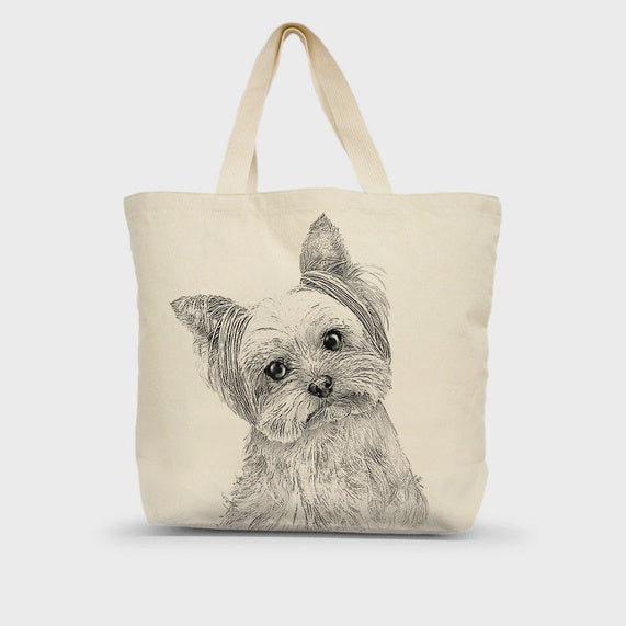 Yorkie Tote Bag