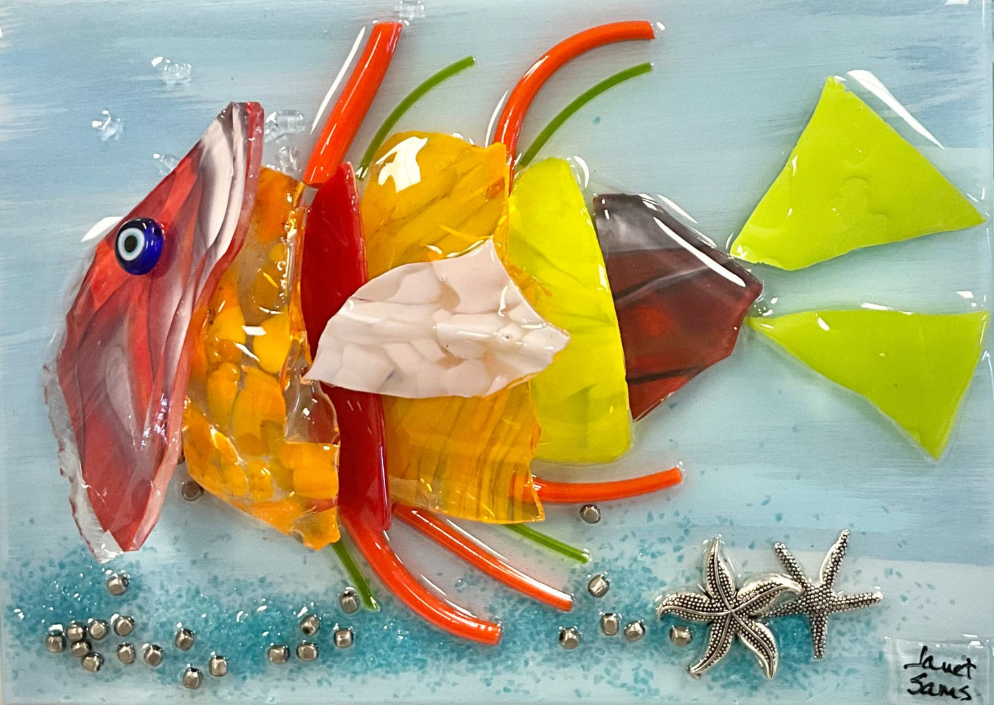 Fish Glass Wall Art-Mini