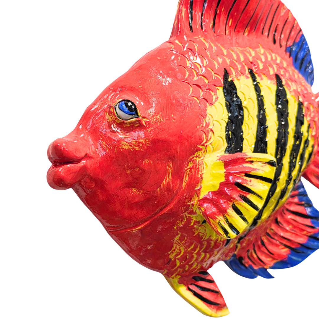 Fish Wall Sculpture-Flame Angelfish