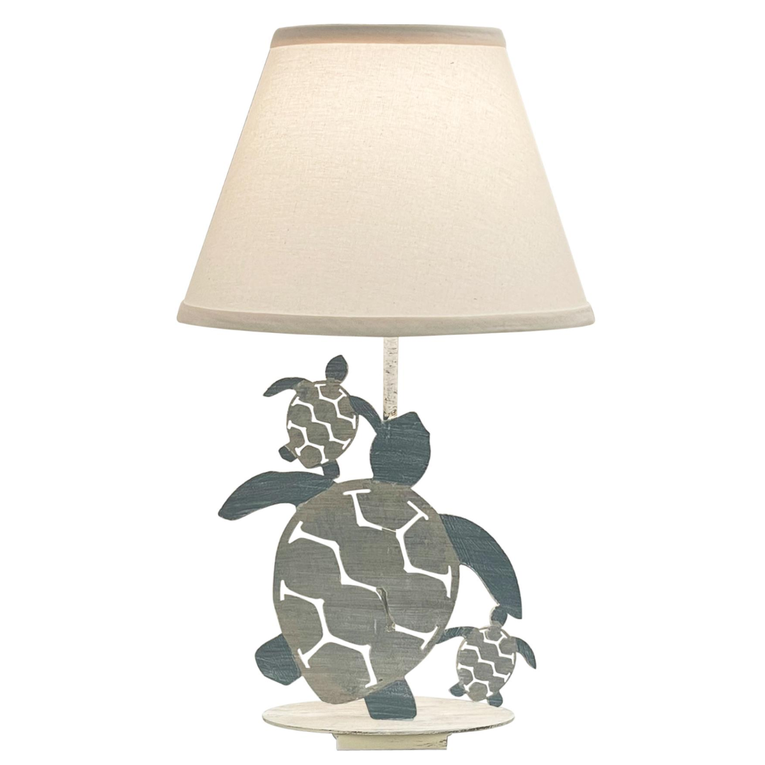 Three Turtle Table Lamp